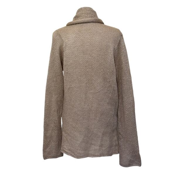 Wooden Ships/Anthropologie tan oversized sweater, medium/large, timeless, cozy - Picture 3 of 5